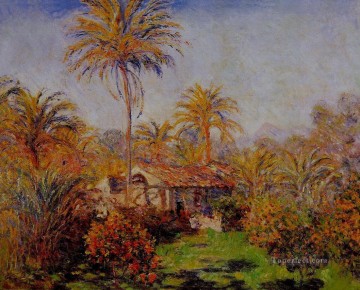  rural Pintura - Pequeña granja rural en Bordighera Claude Monet